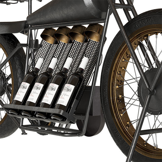 KARE Console Motorbike Black 3D model_1