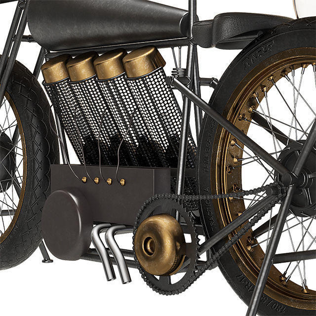 KARE Console Motorbike Black 3D model_2