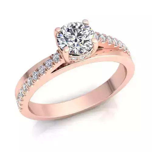 Fancy Solitaire Ring 