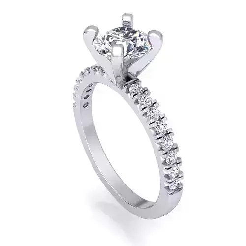 Fancy Solitaire Ring 