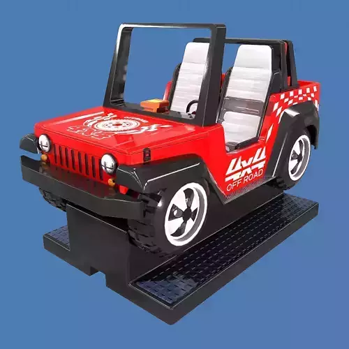 Off Road Coin Operated Ride Low-poly 3D model
