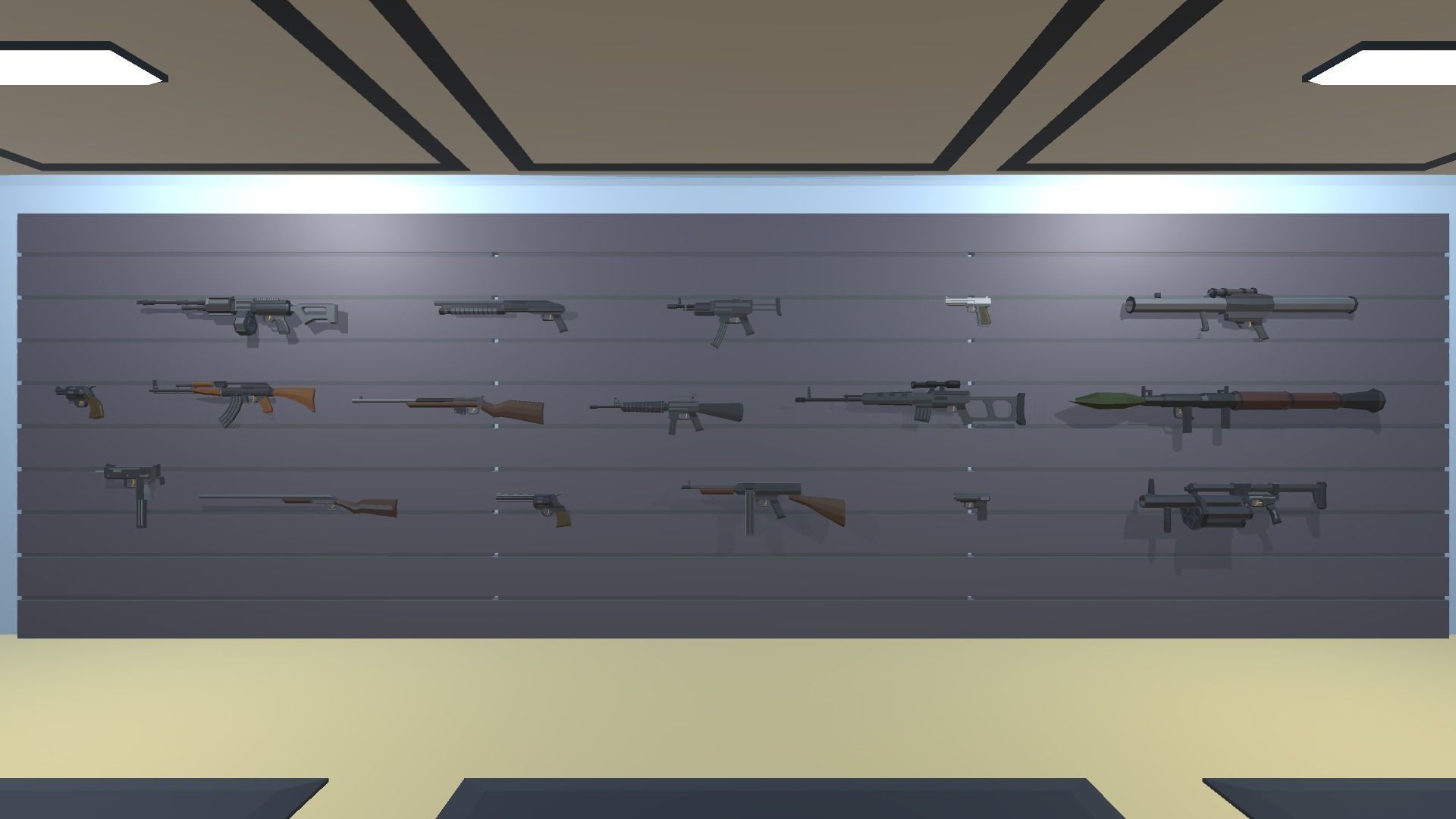 9t5 Low Poly Arsenal Low-poly 3D model_7