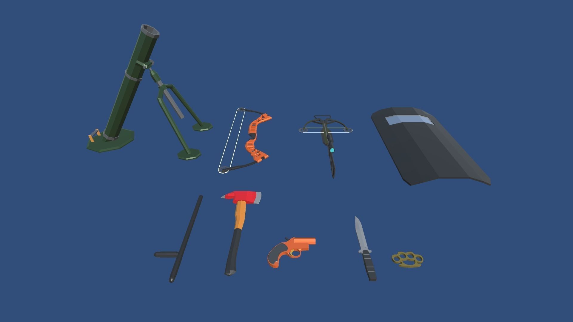 9t5 Low Poly Arsenal Low-poly 3D model_11