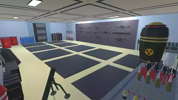 9t5 Low Poly Arsenal Low-poly 3D model 9t5 Low Poly Arsenal Low-poly 3D model