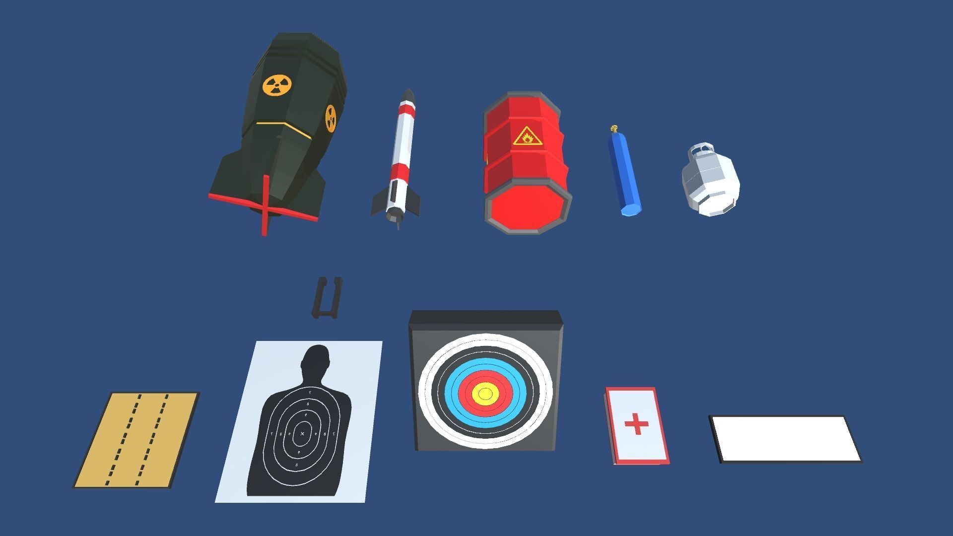 9t5 Low Poly Arsenal Low-poly 3D model_12