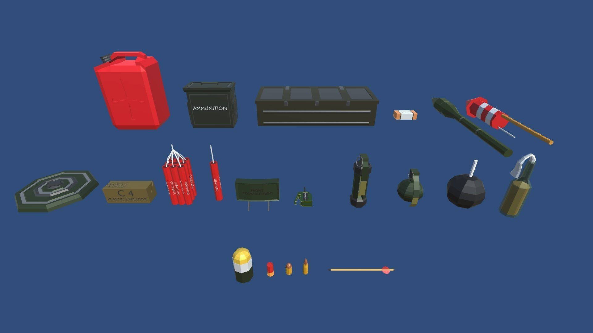9t5 Low Poly Arsenal Low-poly 3D model_10