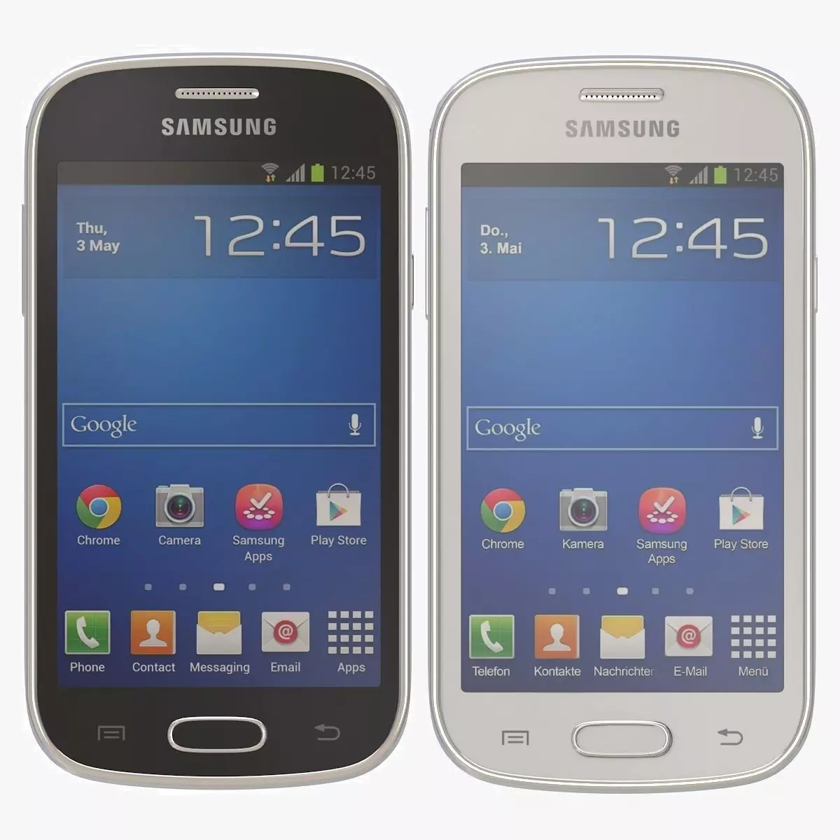 Samsung Galaxy fresh s7390 all color 3D model_0