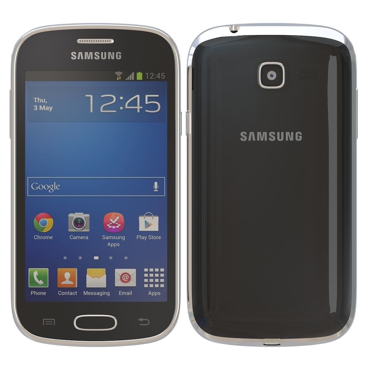 Samsung Galaxy fresh s7390 all color 3D model_7