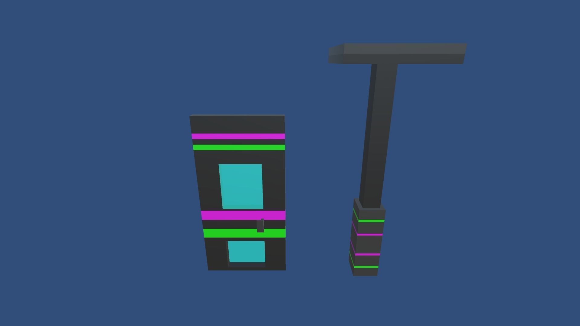 9t5 Low Poly Bowling Alley Low-poly 3D model_9