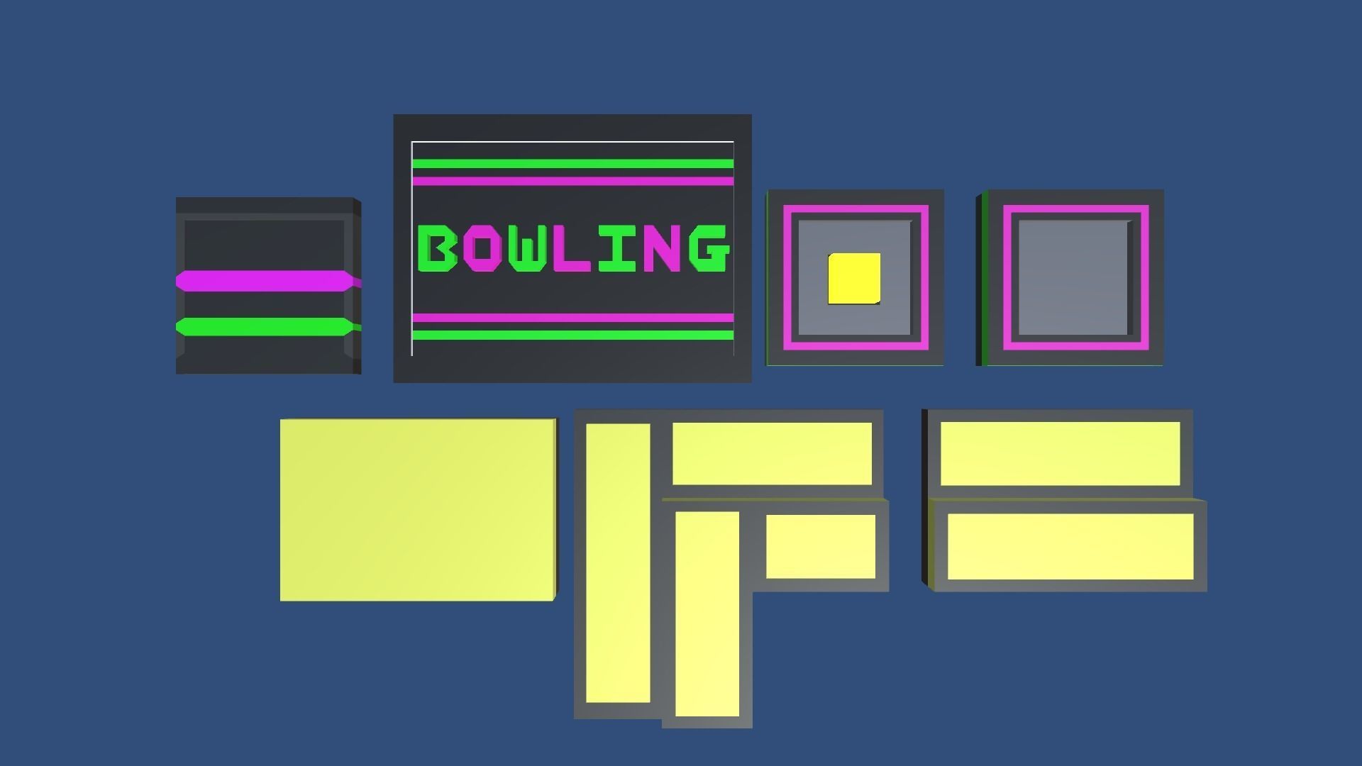 9t5 Low Poly Bowling Alley Low-poly 3D model_15