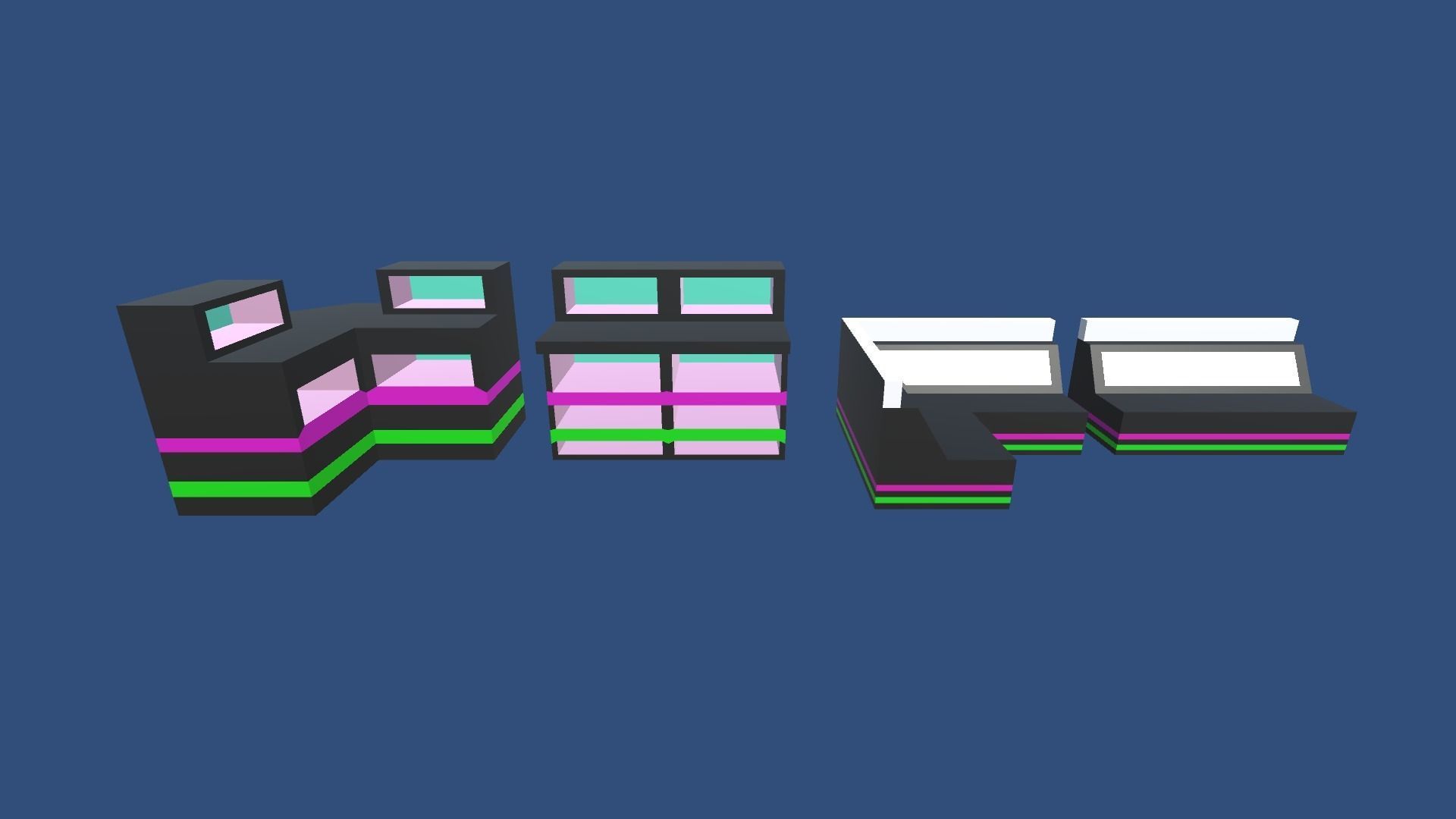 9t5 Low Poly Bowling Alley Low-poly 3D model_14