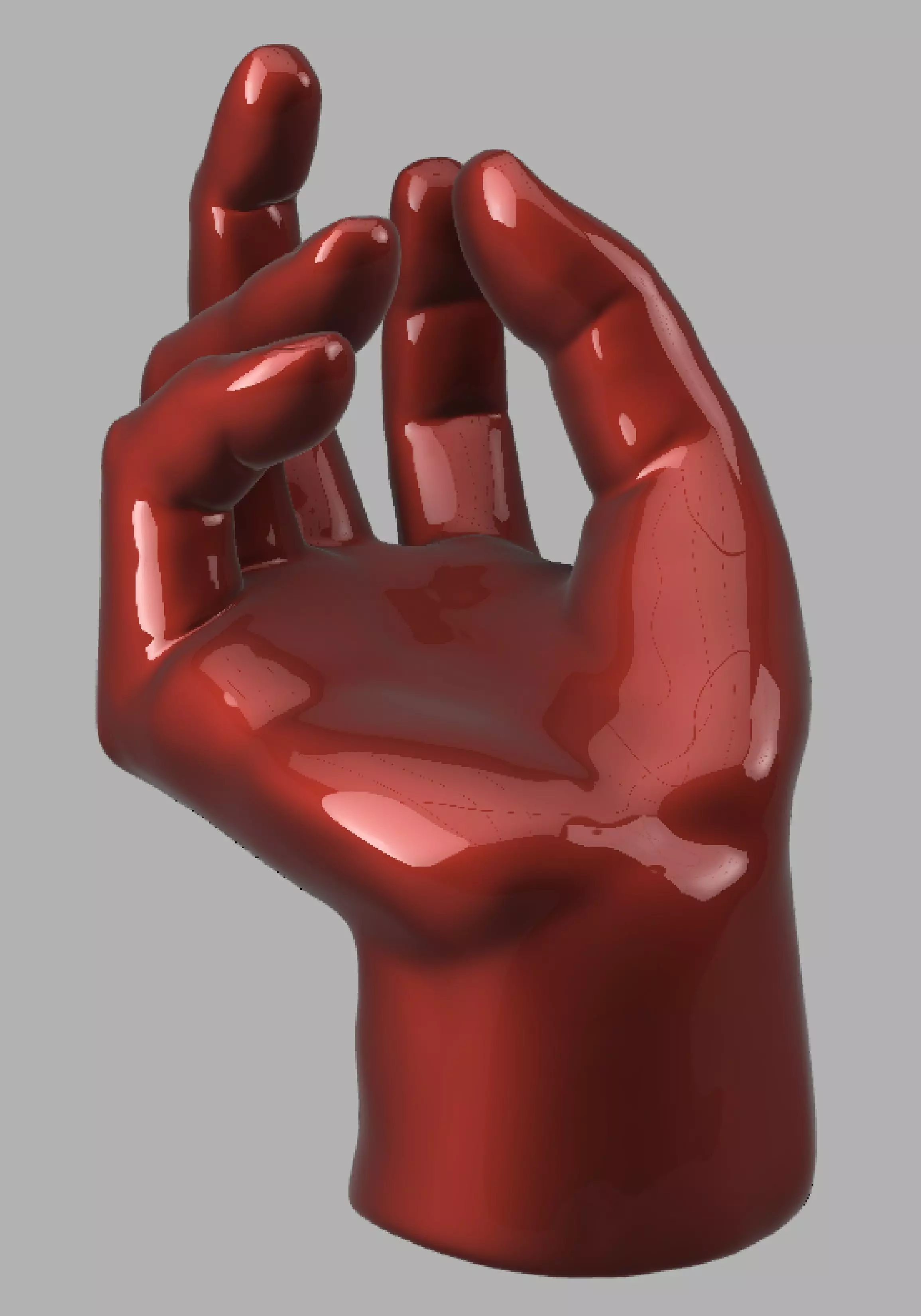 Hand sculpture 3D model_0