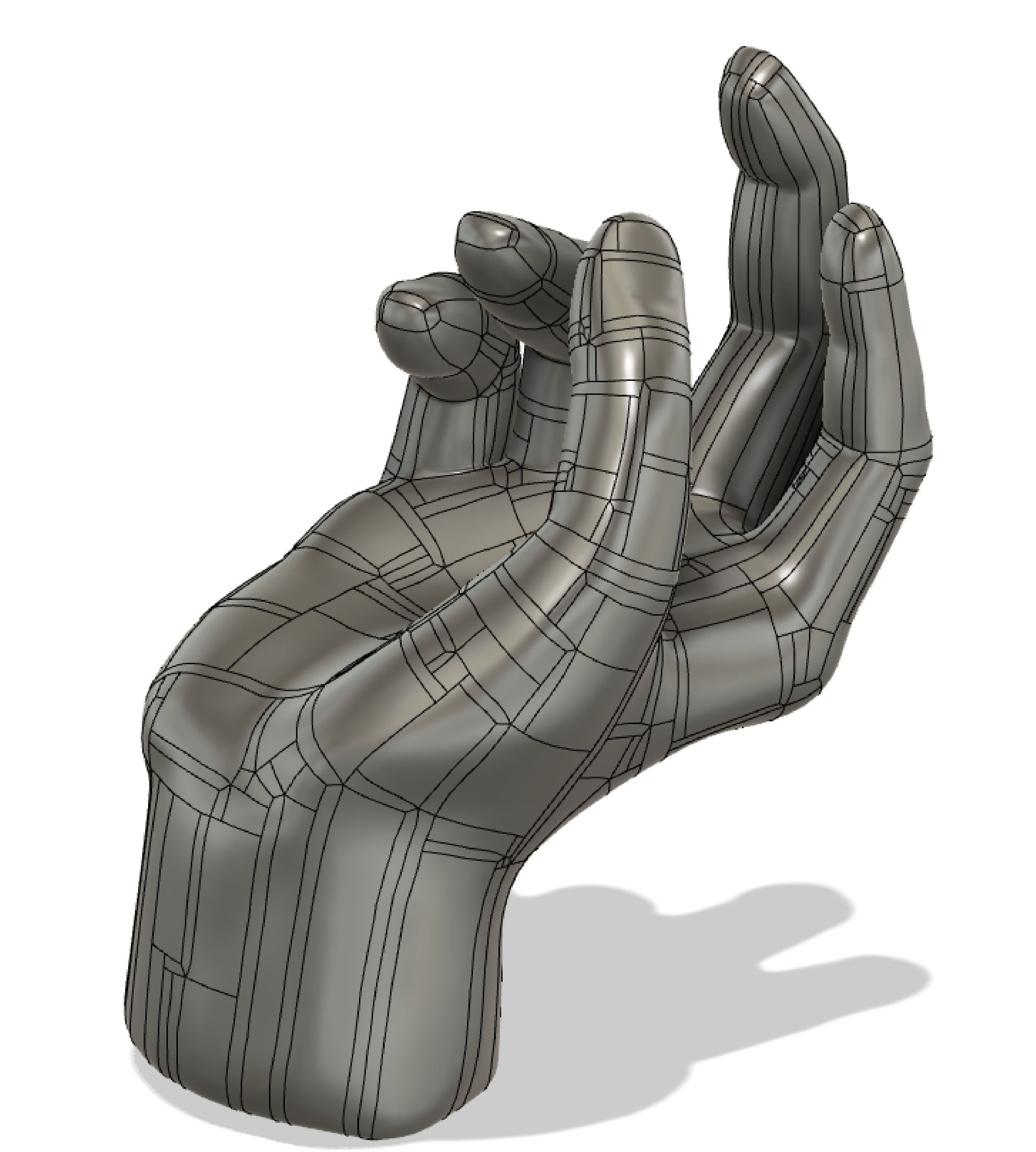 Hand sculpture 3D model_4