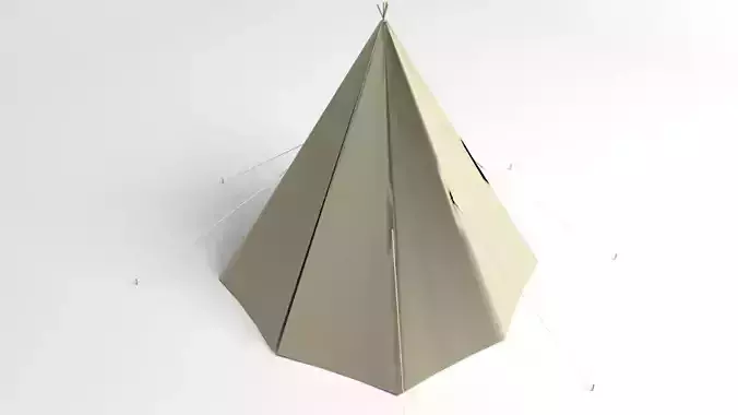 Conical Tent 3D model