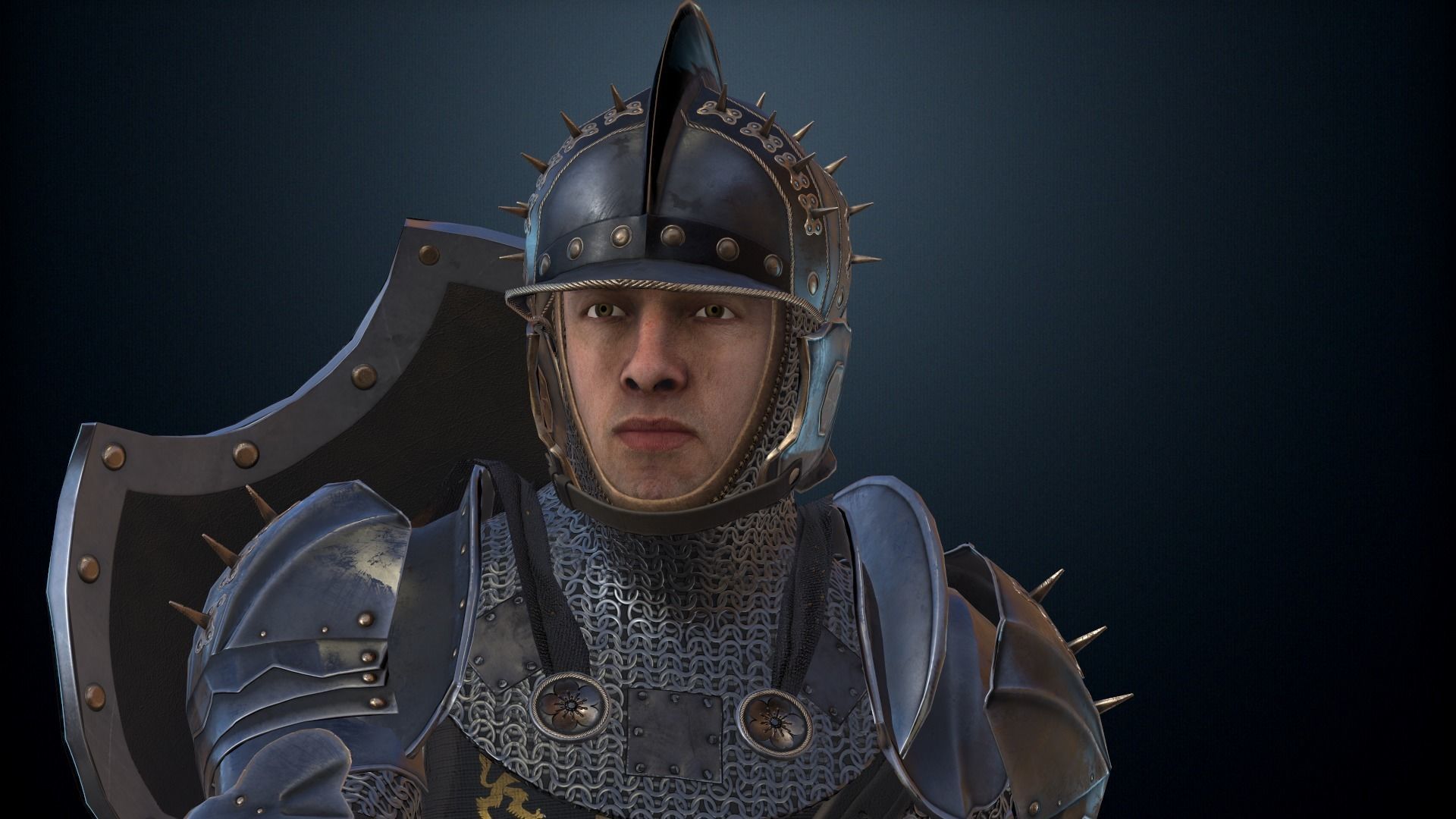 The Dark Knight Low-poly 3D model_4