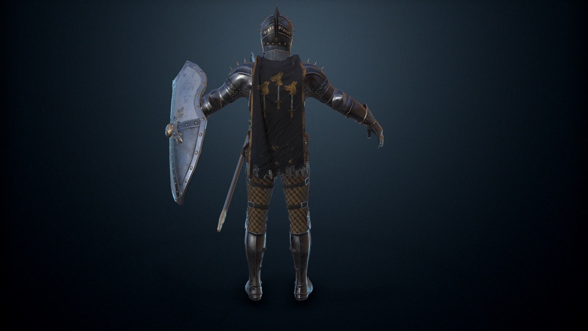 The Dark Knight Low-poly 3D model_15