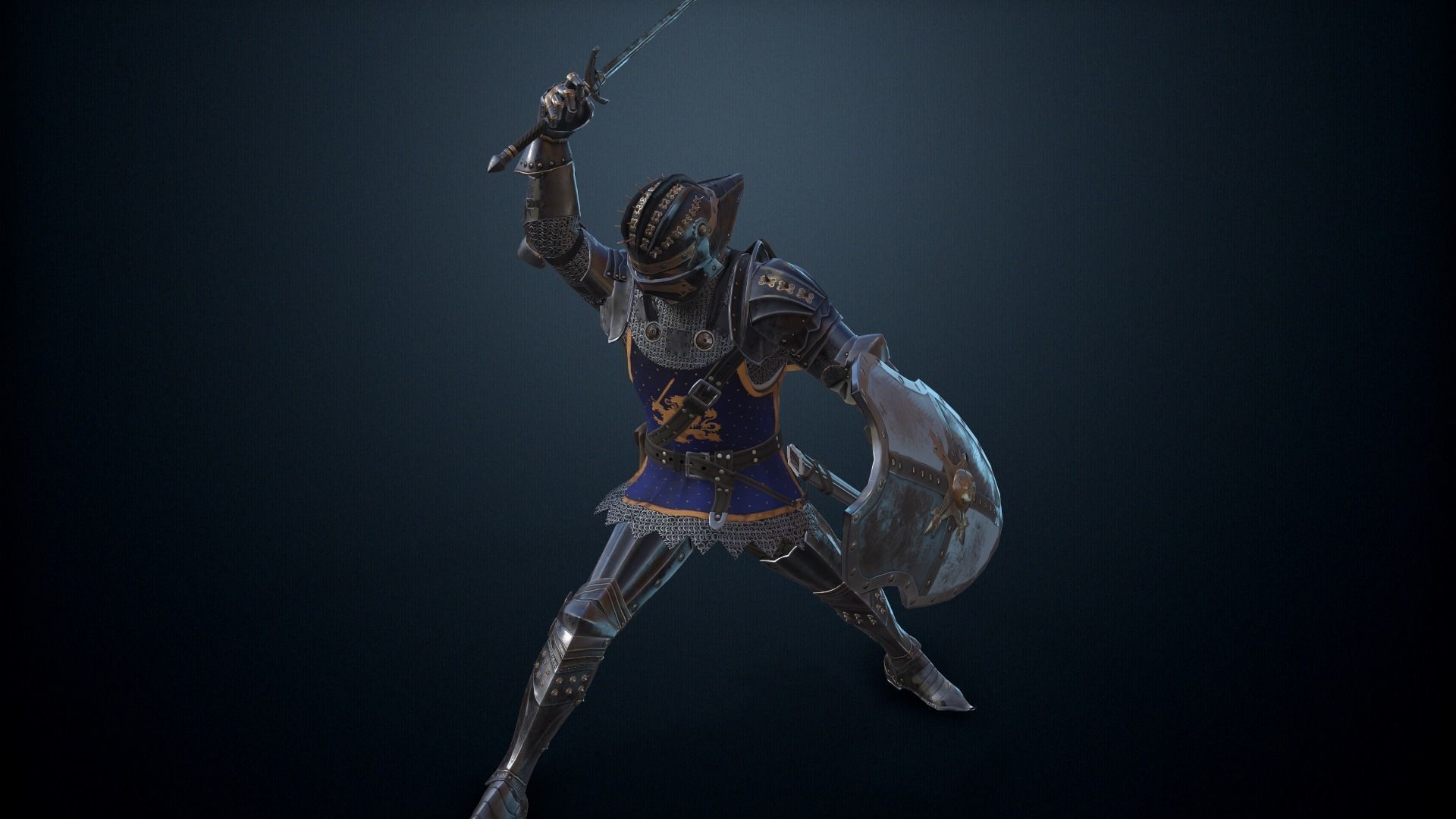 The Dark Knight Low-poly 3D model_7