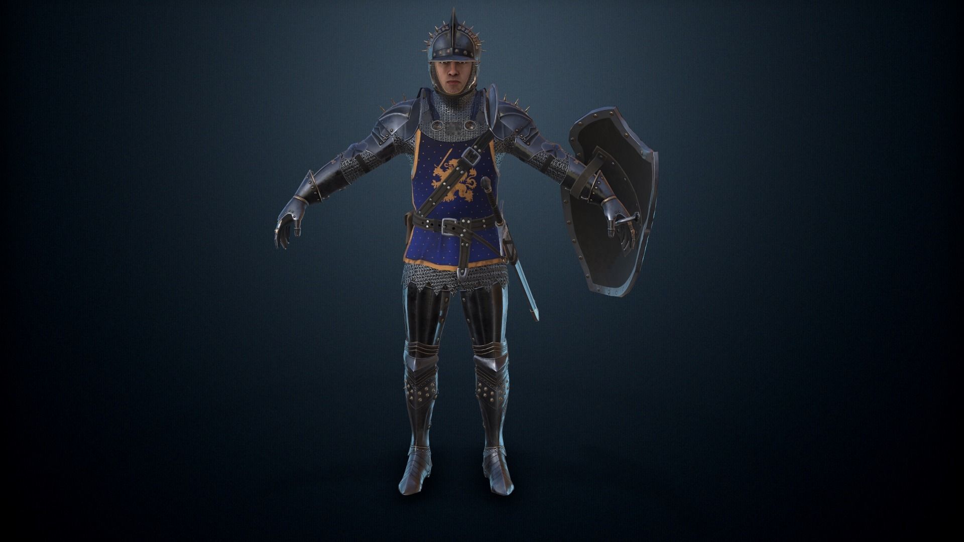 The Dark Knight Low-poly 3D model_19