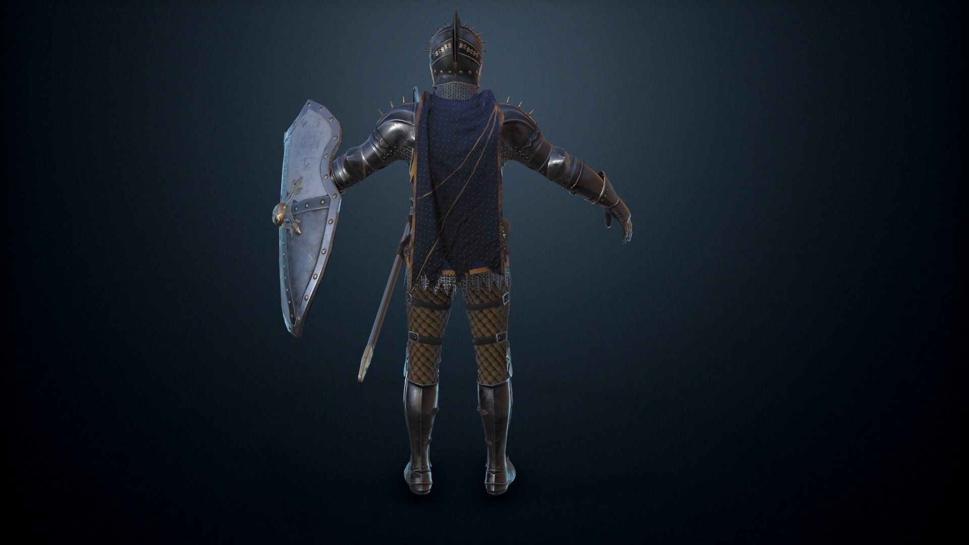 The Dark Knight Low-poly 3D model_18