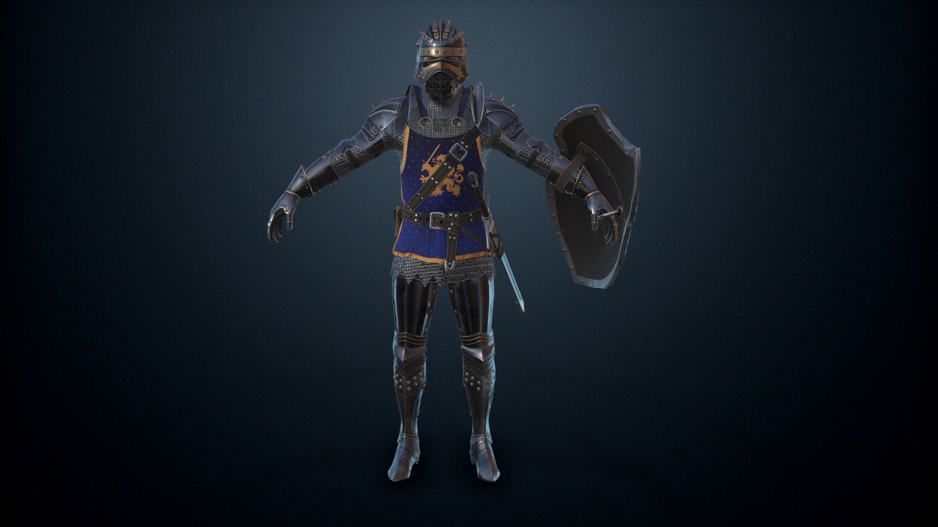 The Dark Knight Low-poly 3D model_21