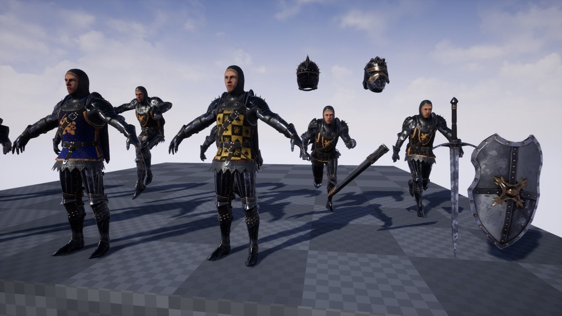 The Dark Knight Low-poly 3D model_27