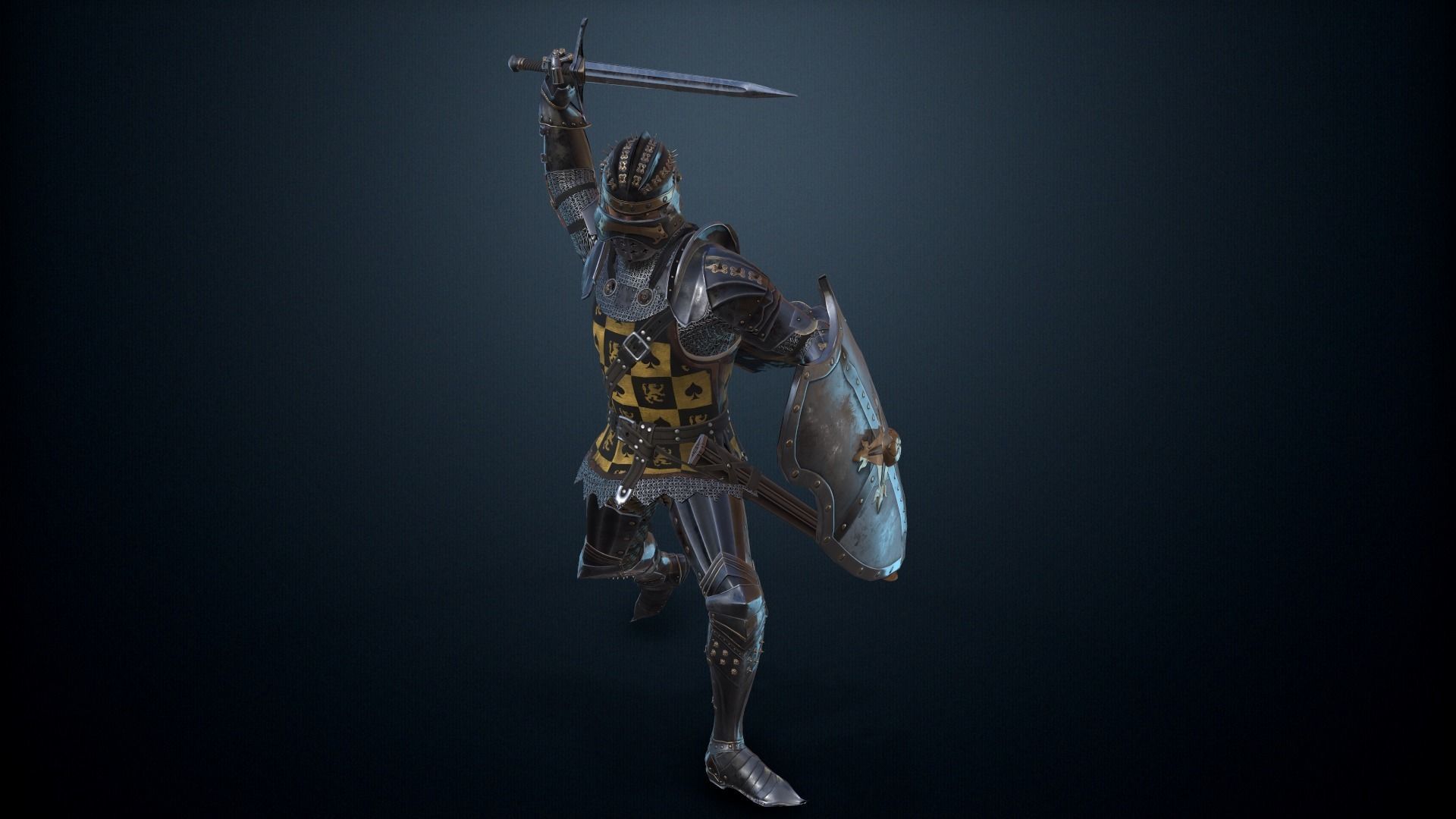 The Dark Knight Low-poly 3D model_6