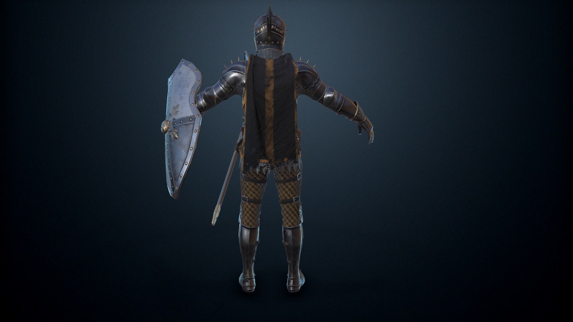 The Dark Knight Low-poly 3D model_22