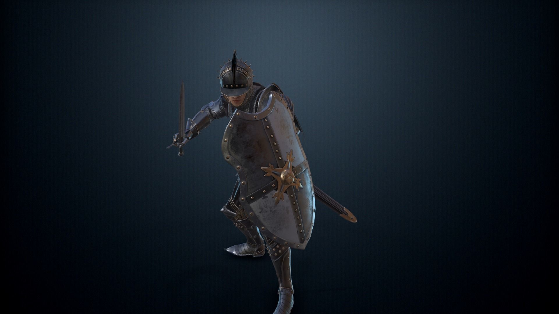 The Dark Knight Low-poly 3D model_11