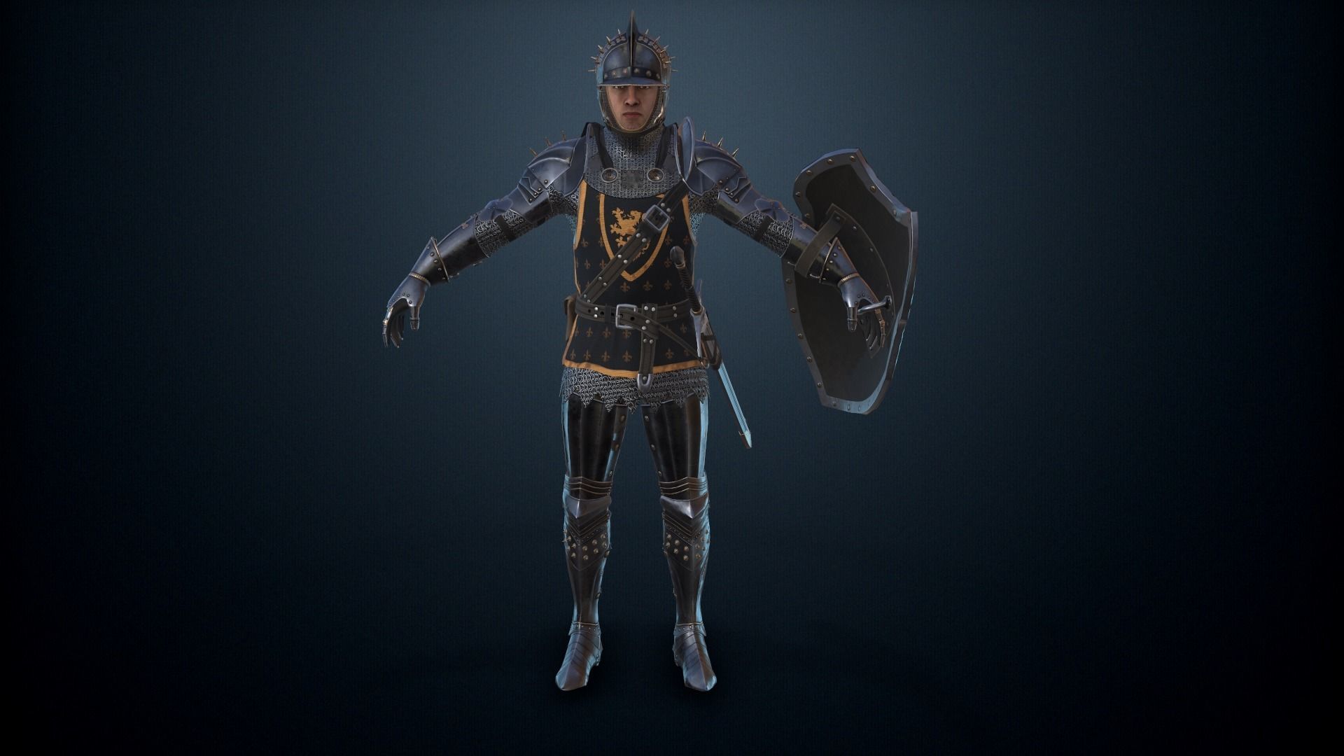 The Dark Knight Low-poly 3D model_20