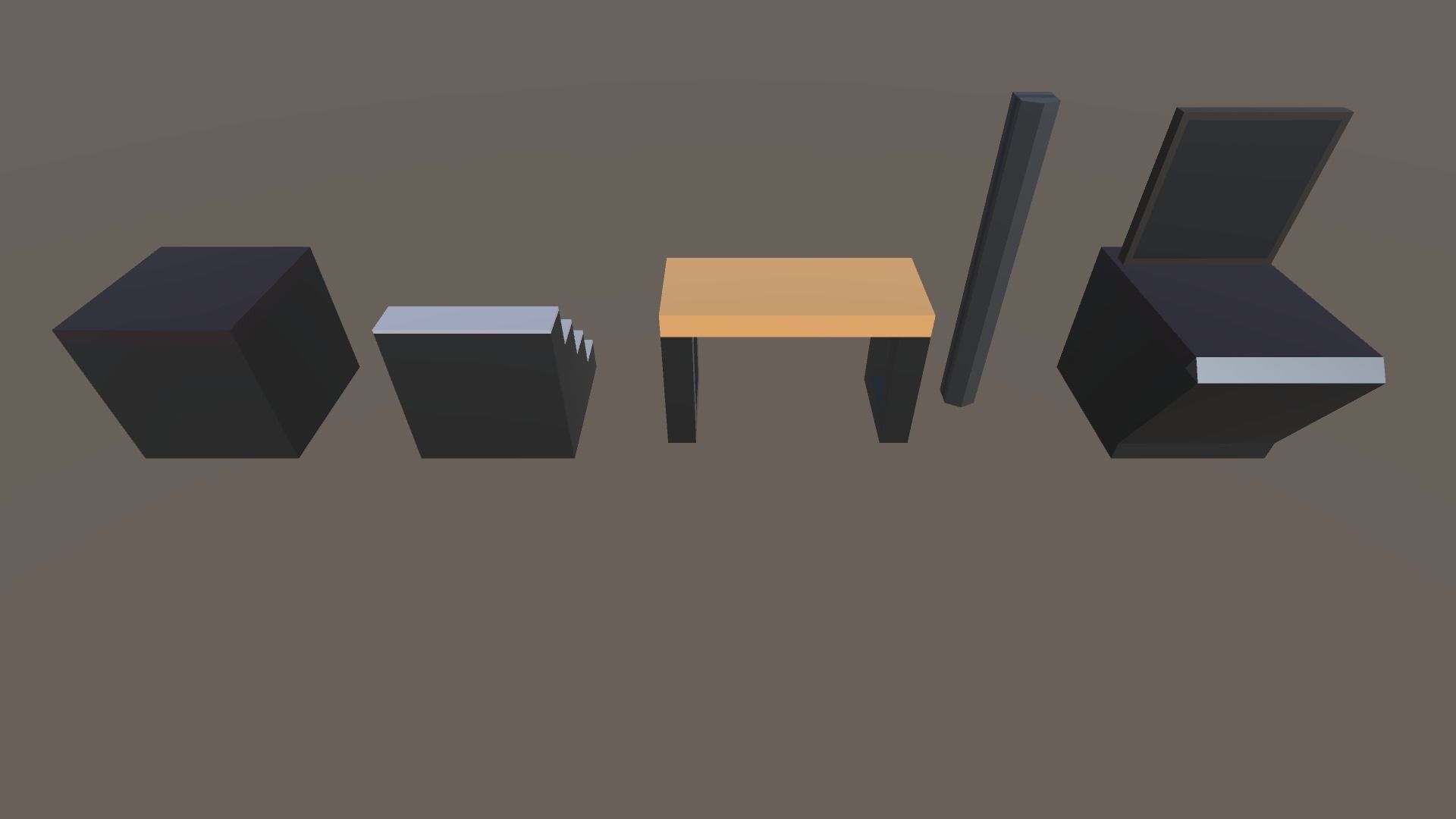 9t5 Low Poly Cinema Low-poly 3D model_8