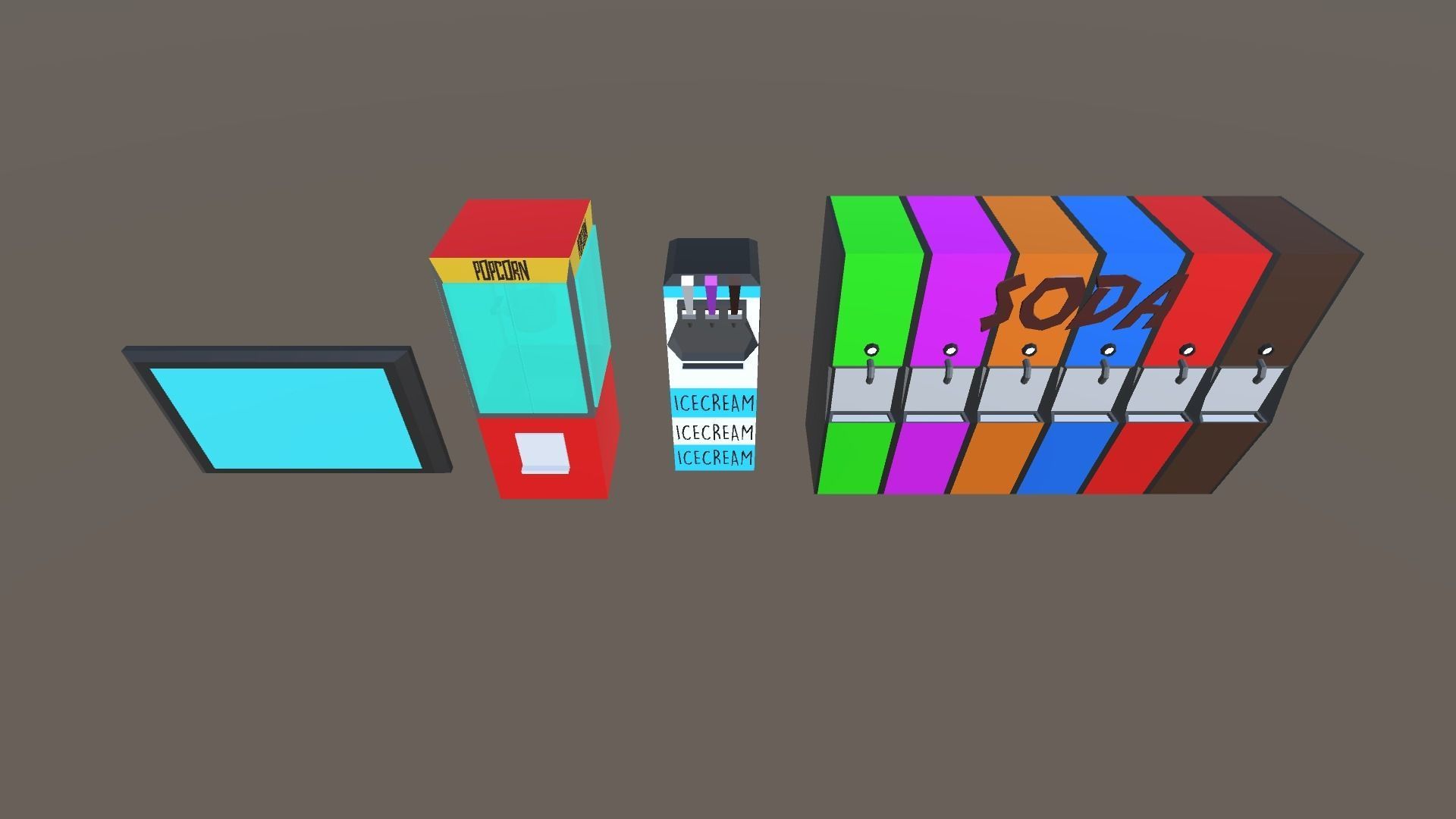 9t5 Low Poly Cinema Low-poly 3D model_14