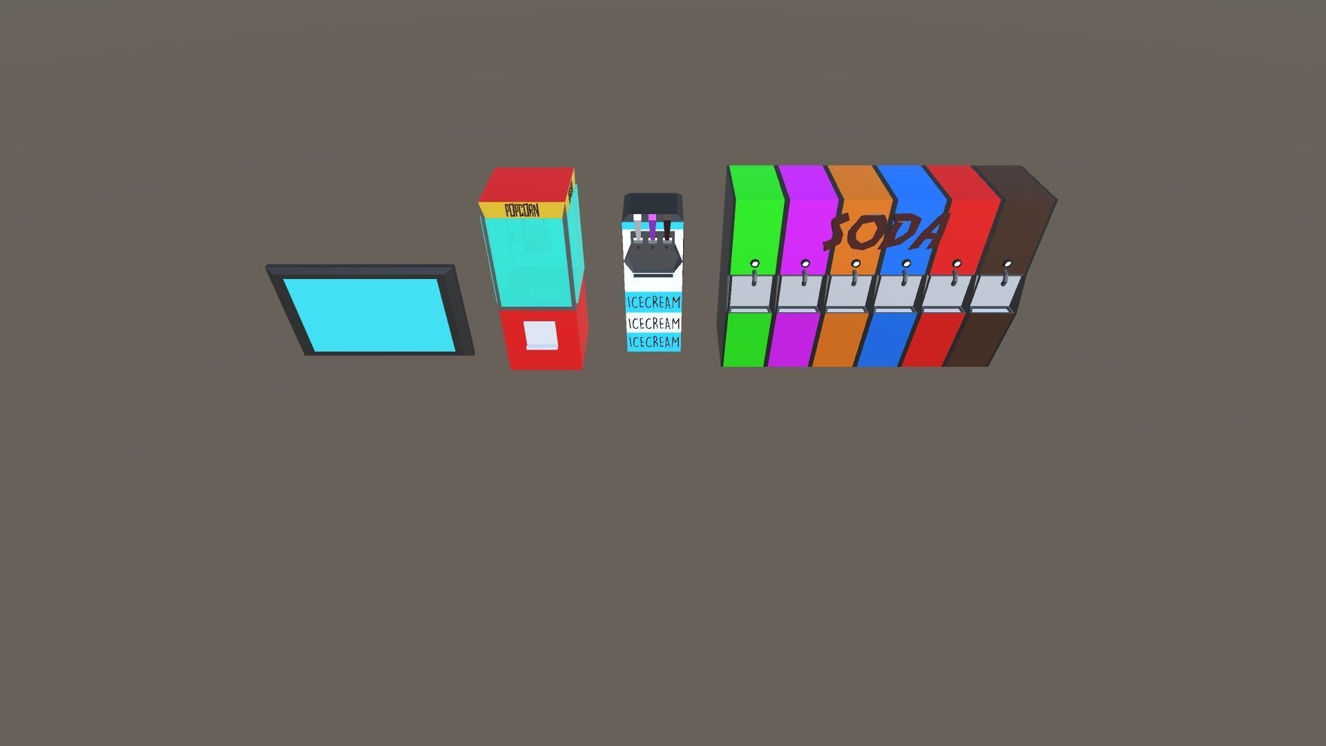 9t5 Low Poly Cinema Low-poly 3D model_13