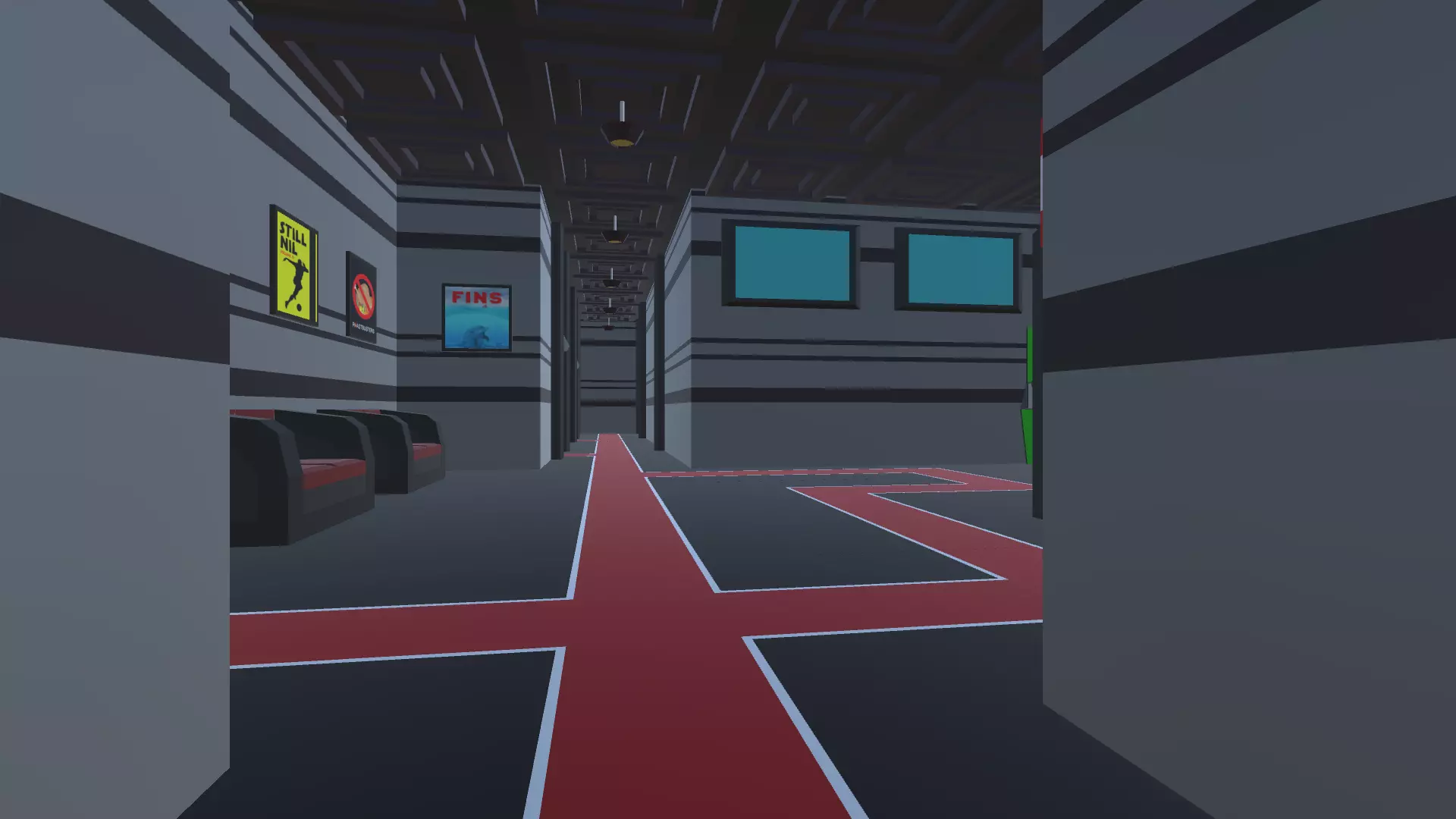 9t5 Low Poly Cinema Low-poly 3D model_0