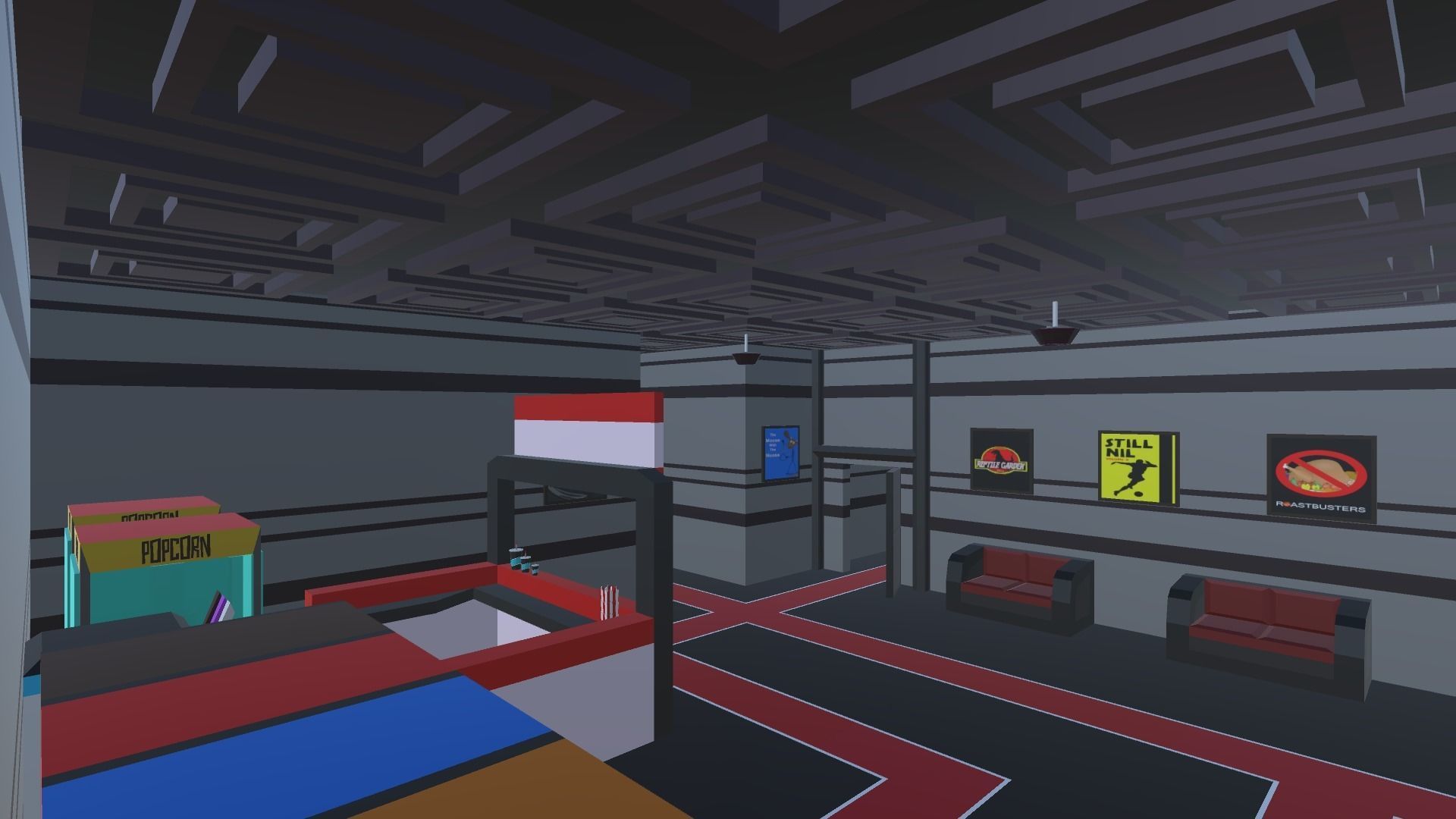 9t5 Low Poly Cinema Low-poly 3D model_1