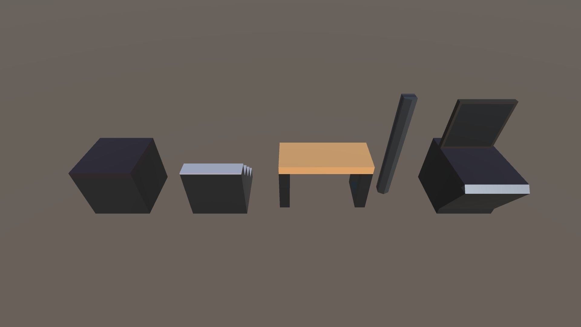 9t5 Low Poly Cinema Low-poly 3D model_10