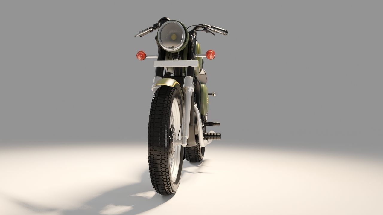Jawa Forty two  Bike 3D model 3D model_2