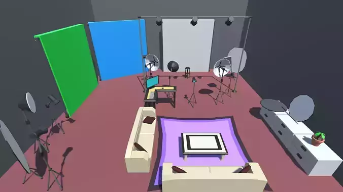 9t5 Low Poly Photography Studio