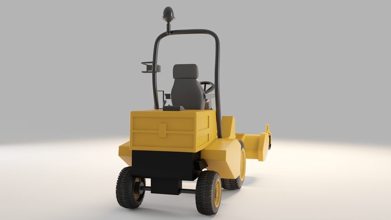 JCB-FM30 3D Model bulldozer 3D model_3