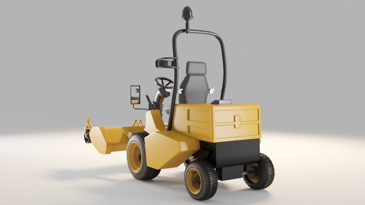 JCB-FM30 3D Model bulldozer 3D model_4