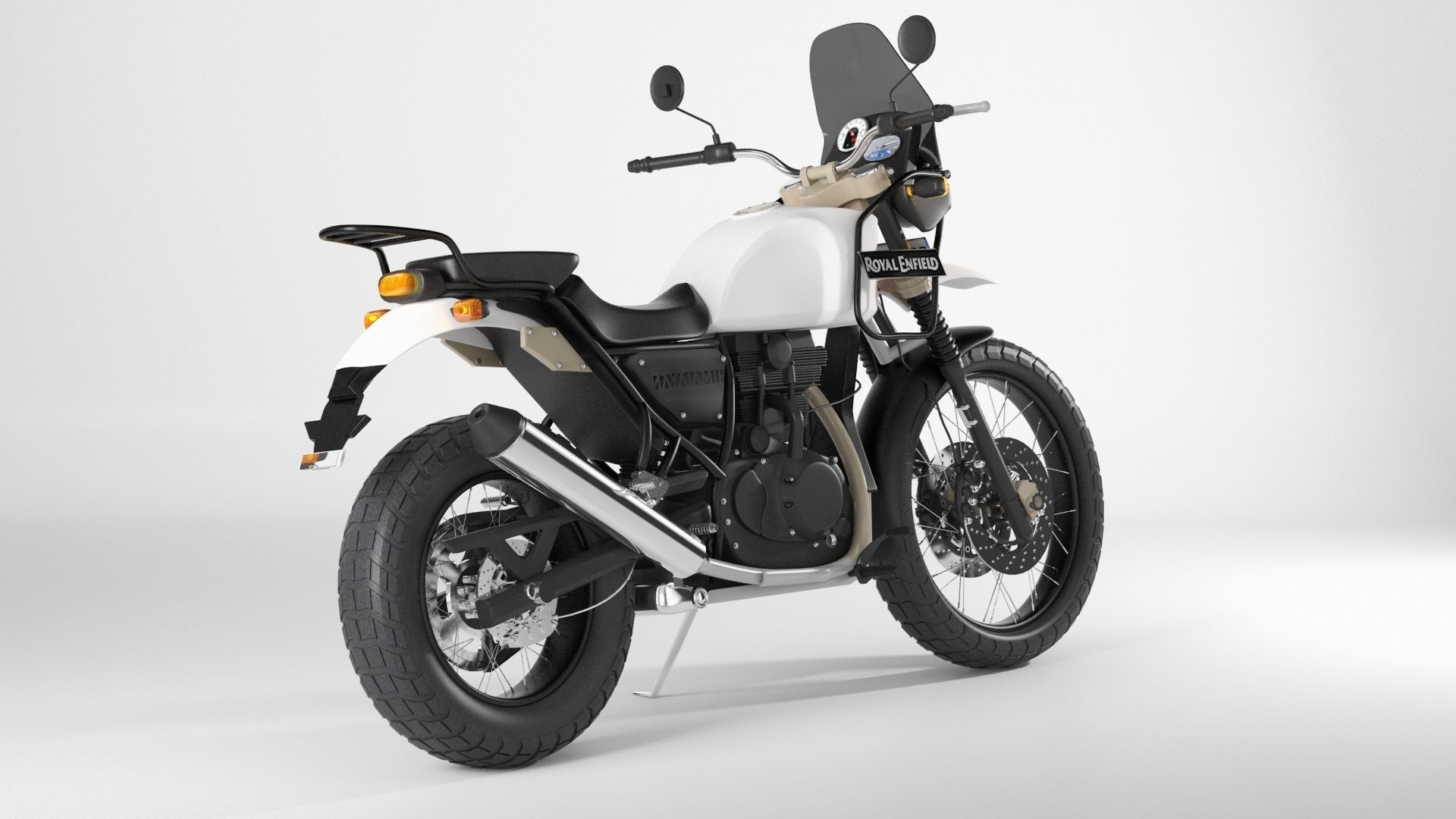 Royal Enfield Himalayan 3D model_4