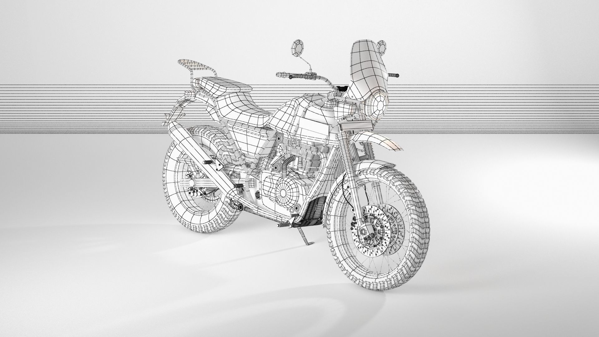 Royal Enfield Himalayan 3D model_8