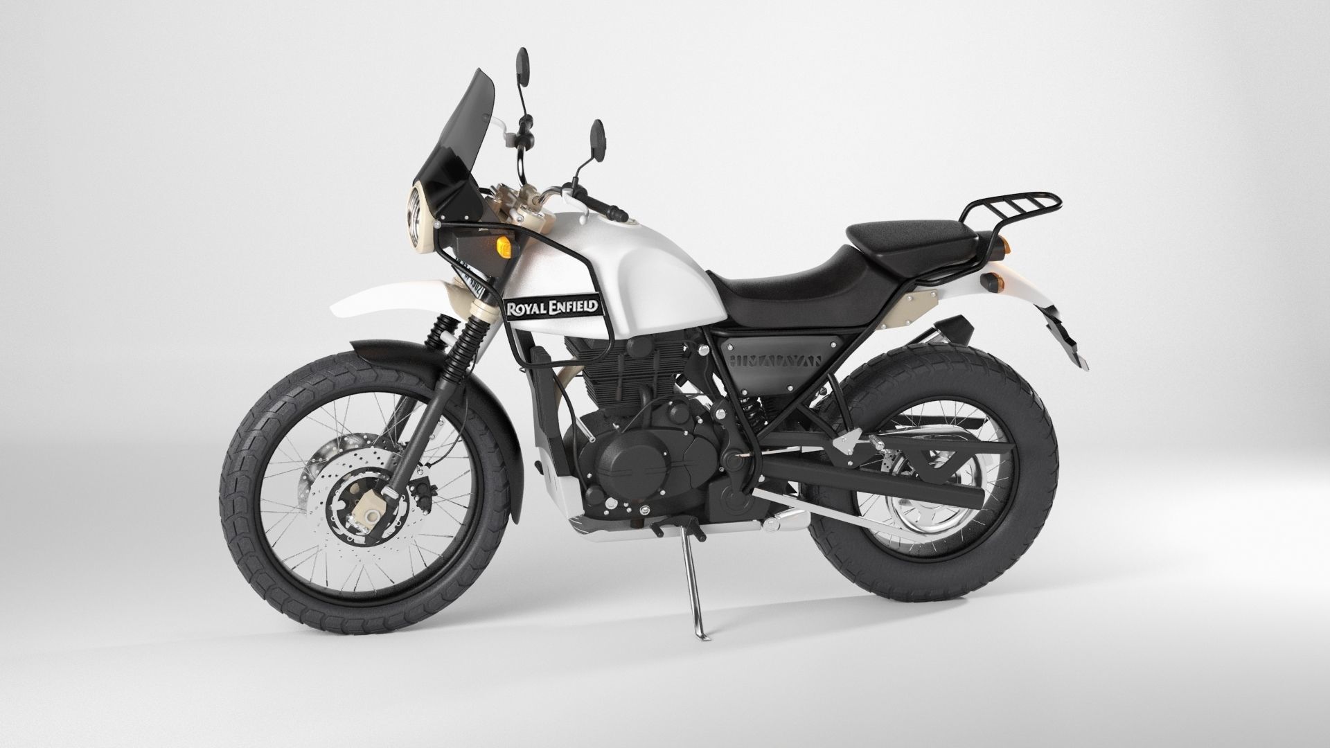 Royal Enfield Himalayan 3D model_2