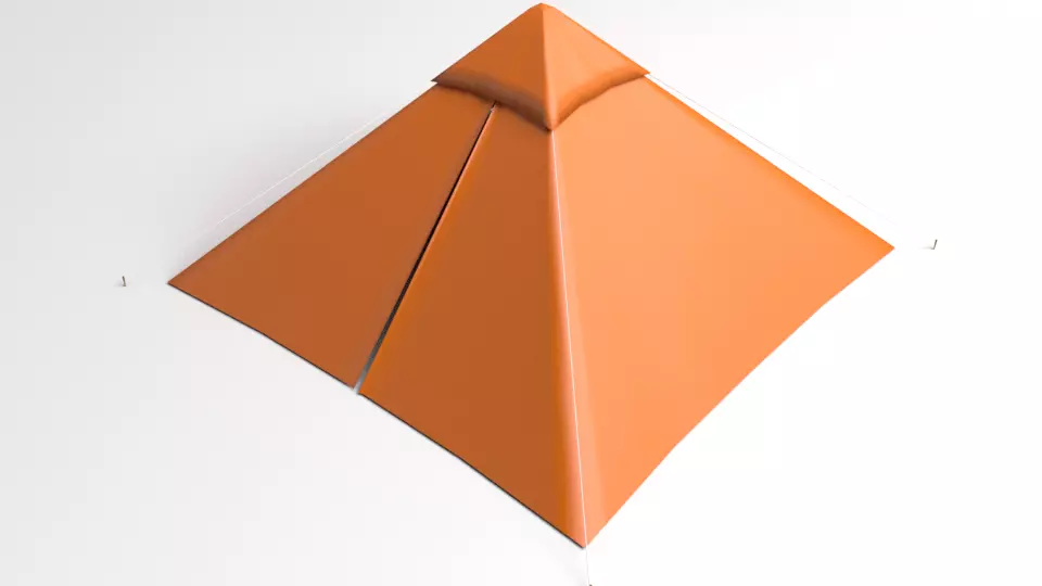 Pyramid Tent 3D model