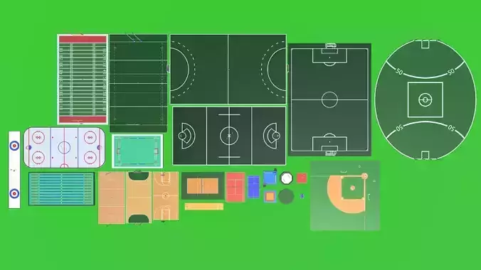 9t5 Low Poly Sports Low-poly 3D model