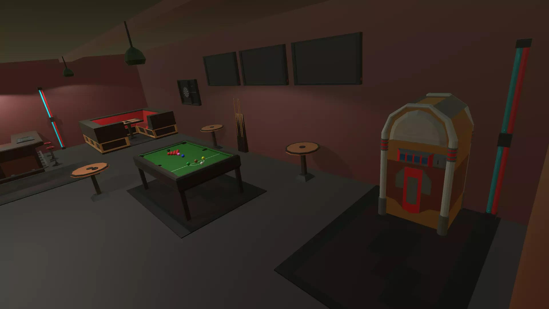 9t5 Low Poly Pub Low-poly 3D model_0