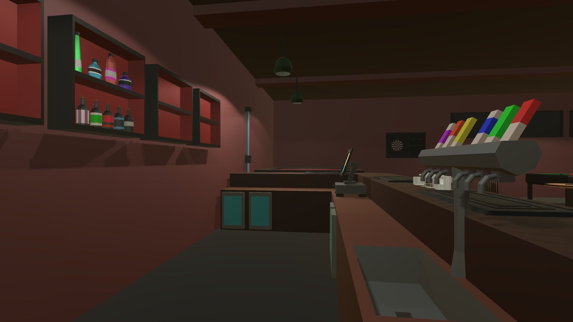 9t5 Low Poly Pub Low-poly 3D model_1