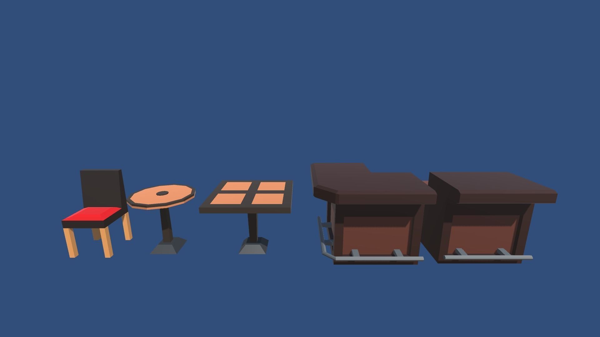 9t5 Low Poly Pub Low-poly 3D model_6