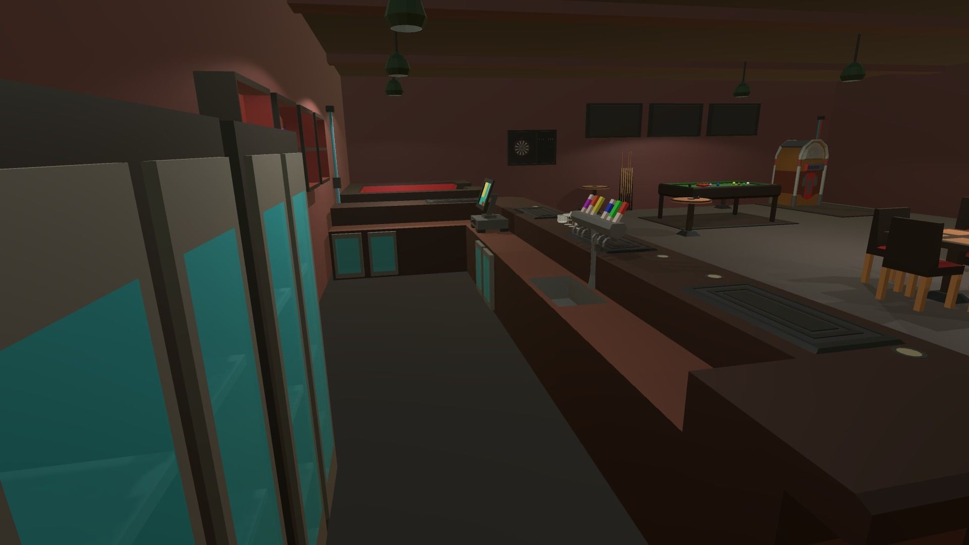 9t5 Low Poly Pub Low-poly 3D model_2