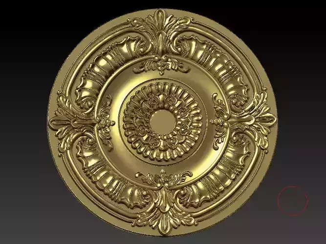 classic plasterboard inlaid with gold