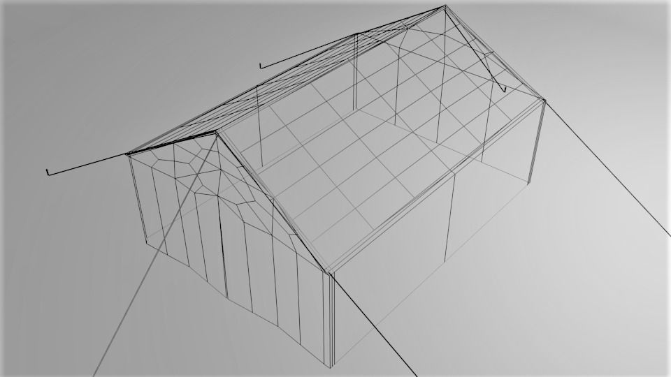 Wall Tent 3D model_5
